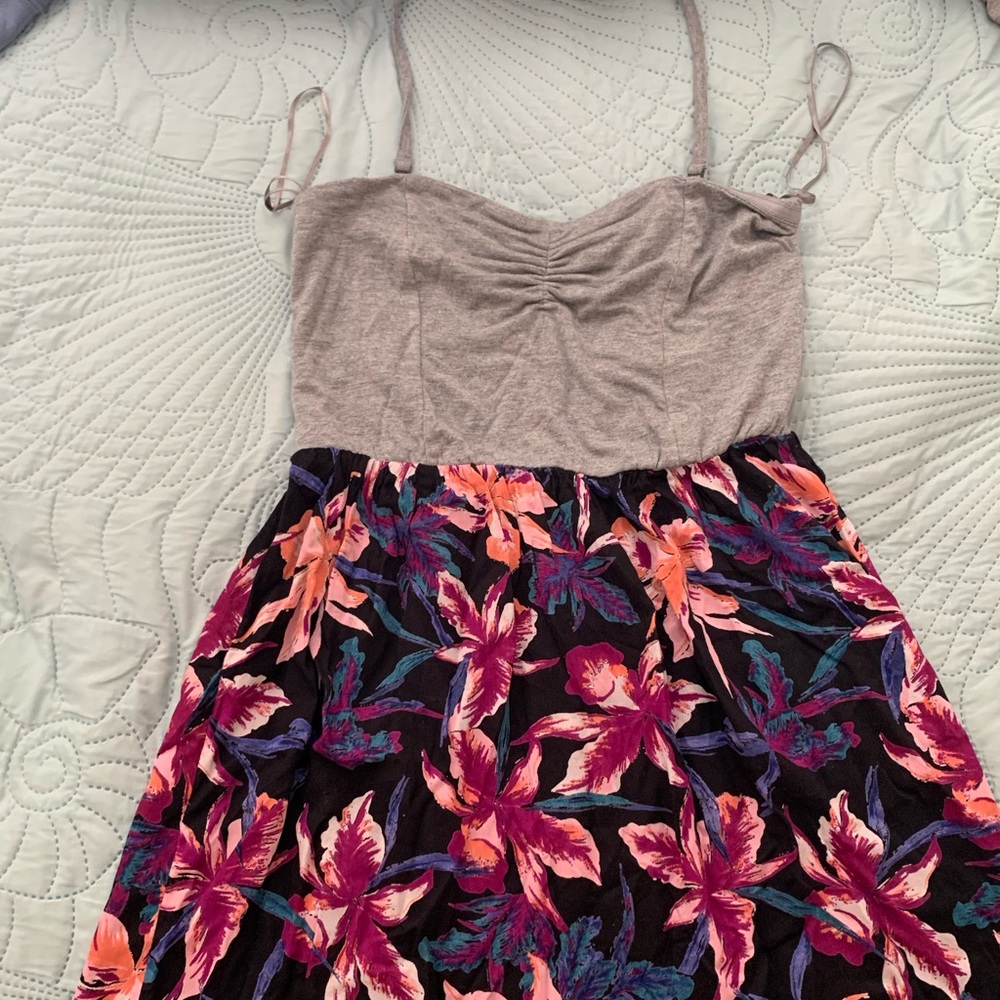 Roxy (S) Mini Floral Print Dress - Picture 6 of 6